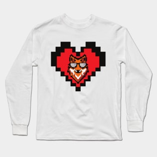 Pixel fox Long Sleeve T-Shirt